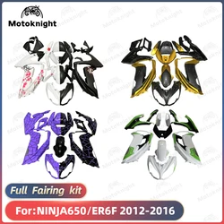 New ABS Motorcycle full Fairing Kit Fit For KAWASAKI NINJA650 ER6F 2012 2013 2014 2015 2016 Custom Fairings Kits Bodywork Shell