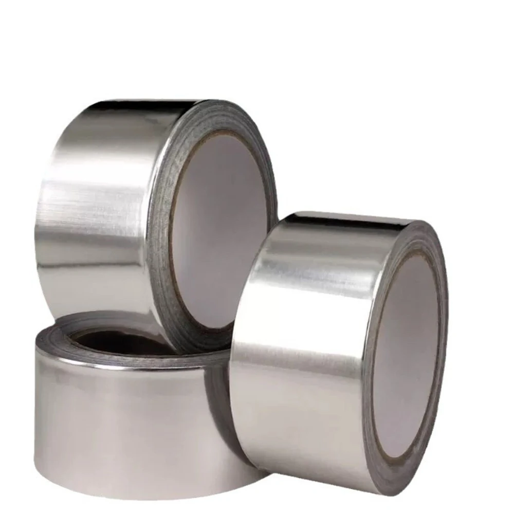 Aluminium Foil Tape Silver Thickened Heat Resistant Leakproof Tape Repair Anti-Leakage Duct Tape Kitchen Waterproof Stickers