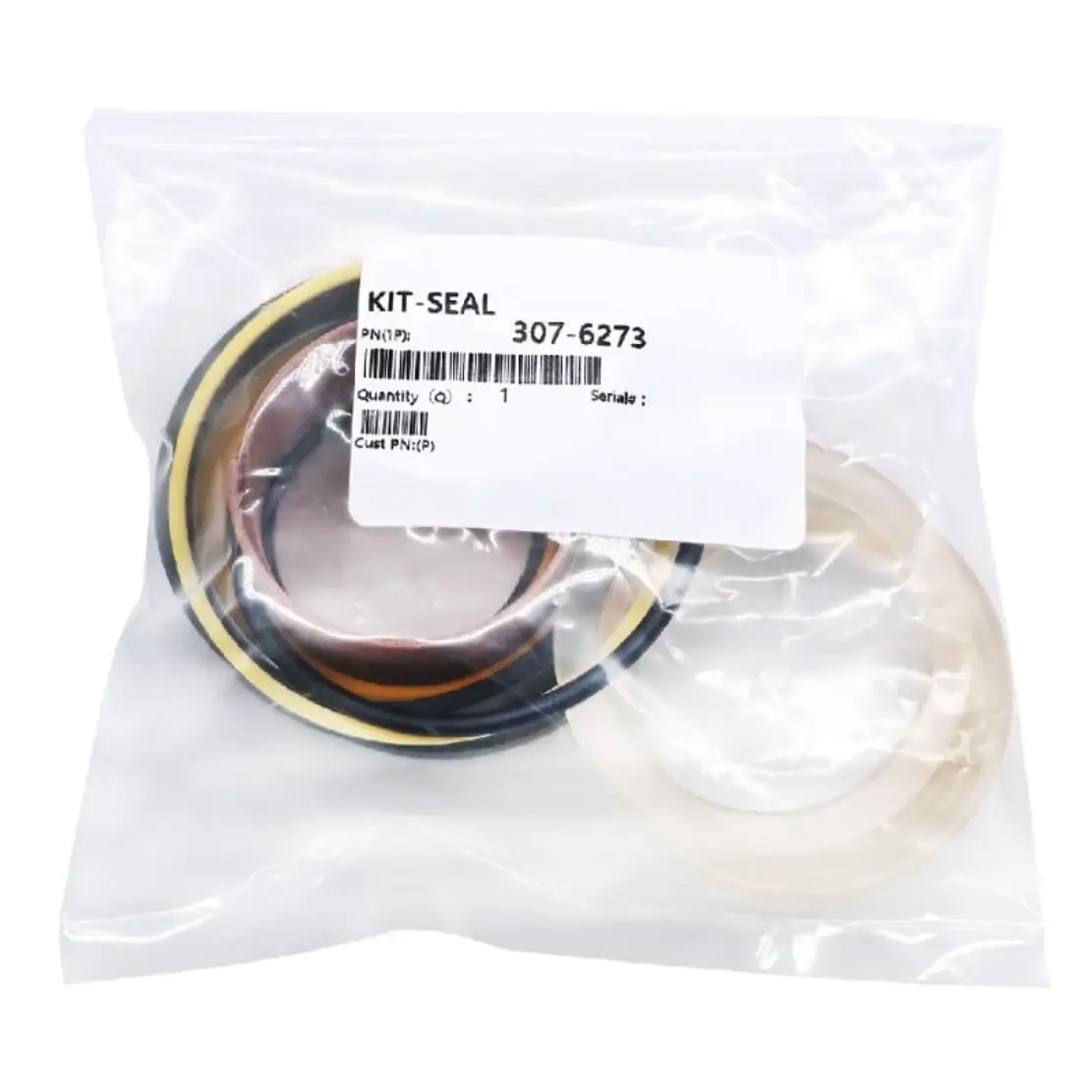 

1 шт. Совместим с Caterpillar 3076273, комплект уплотнений стержней цилиндра 307-6273, деталь для экскаватора с гидромасляным цилиндрическим уплотнением