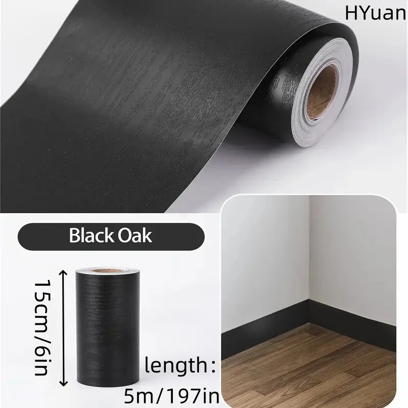 HYuan 5mx15cm Removable Peel Stick Plastic Wallpaper-Trim, Bathroom, Shower Doors- Easy Install/Remove-Free Surface Covering ﻿