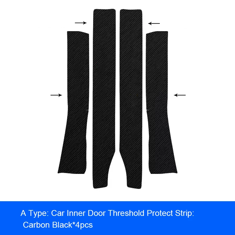 Car B-Pillar Door Anti-Kicks Protect Pad PU Leather For VOLKSWAGEN T-ROC 2018-2026 Trunk Anti-Dirty Scratch Resistant Accessory
