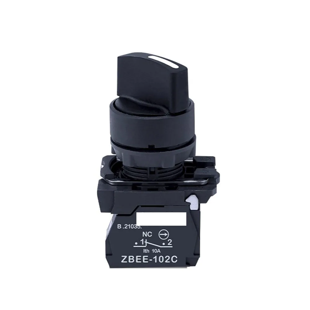 الأصلي ل شنايدر 2 التروس/3 التروس مفتاح جهاز انتقاء 22 مللي متر XB5AD21/AD33/AD53 اتصال مفتوح إعادة ضبط ذاتي/قفل ذاتي 2NO/1NO1NC #3