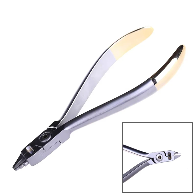 Orthodontic Forceps Pliers for Dentist - Precision Wire Bending & Cutting Pliers with Trapezoidal Tip, Forming Tools