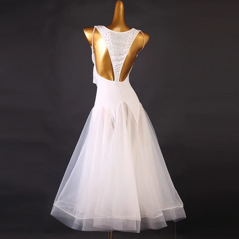 Vestido de salão de baile latina para dança de salão vestido de dança feminina flamenco salão de baile prática usar foxtrot vestido trajes de dança moderna