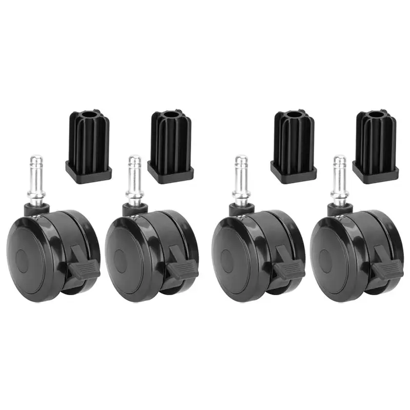 

BYBS-2X 2Pcs 70360 Locking Caster With Insert For Weber Genesis 300 Grill Parts Genesis E310 E320 S330,For Weber BBQ Wheel