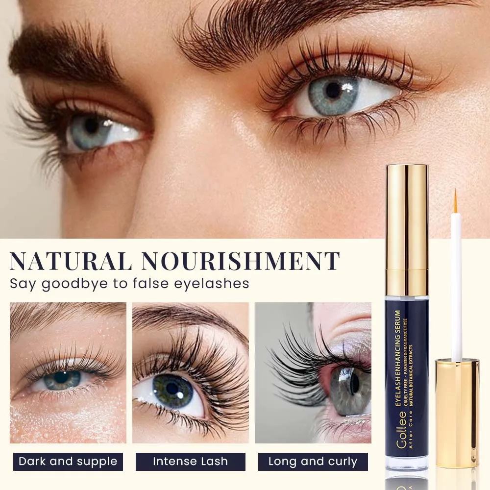 Gollee Professional Eyelash & Brow Serum Conditioning Treatment for Enhanced Length Gentle Nourishment for Sensitive Eye Area
