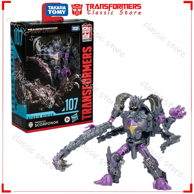 En Stock, transformadores clásicos, juguetes, serie de estudio SS-107, clase de lujo, Predacon Scorponok Cybertron Autobots, regalos de figuras de acción