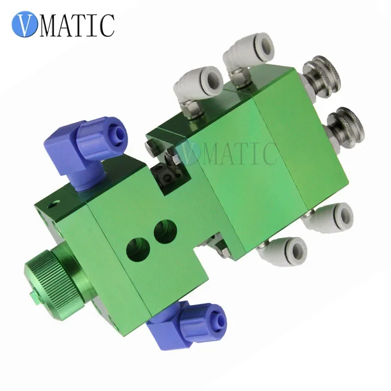 Free Shipping Quality Stainless Steel High Hydraulic Manual Glue Dispensing AB Adhesive Valve