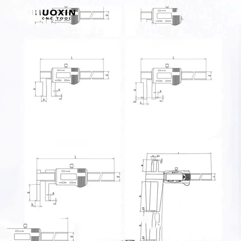 Guanglu Digital display inside the groove Digital display internal groove cutter head Digital display inside groove round head