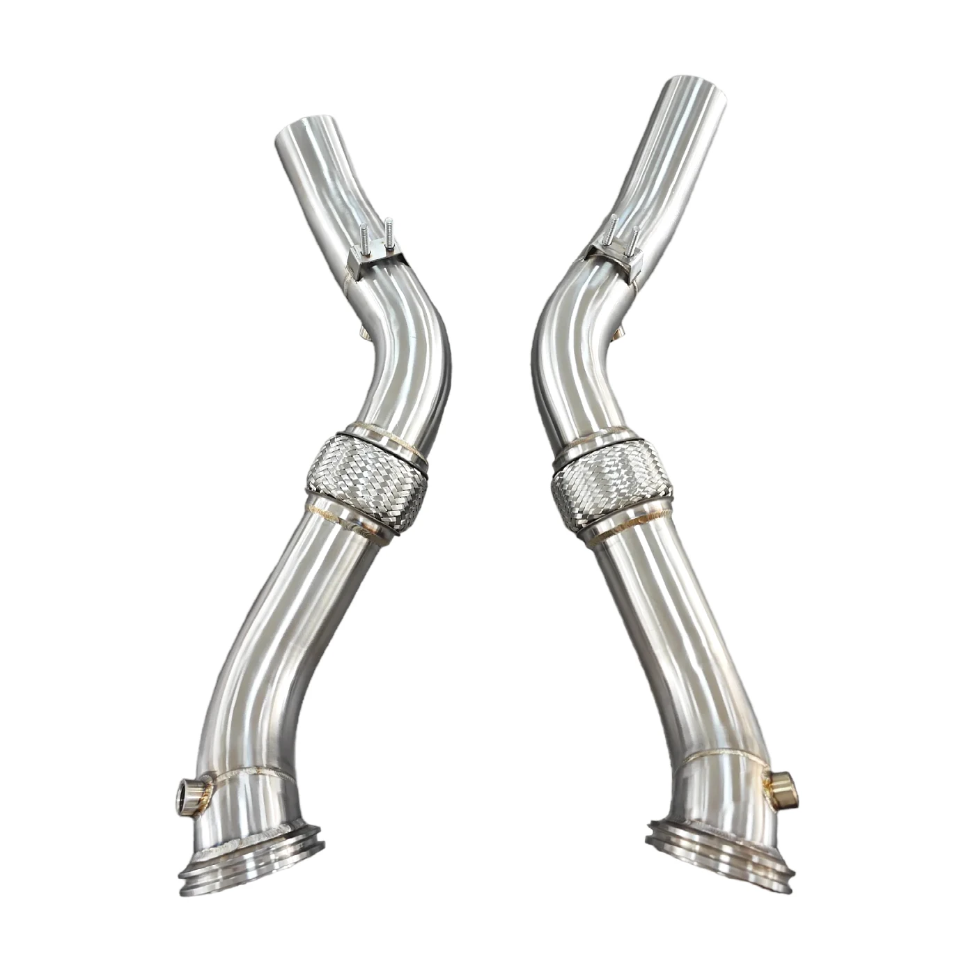 أنبوب سفلي من الفولاذ المقاوم للصدأ لأنبوب السباق Maserati Ghibli V6 3.0T