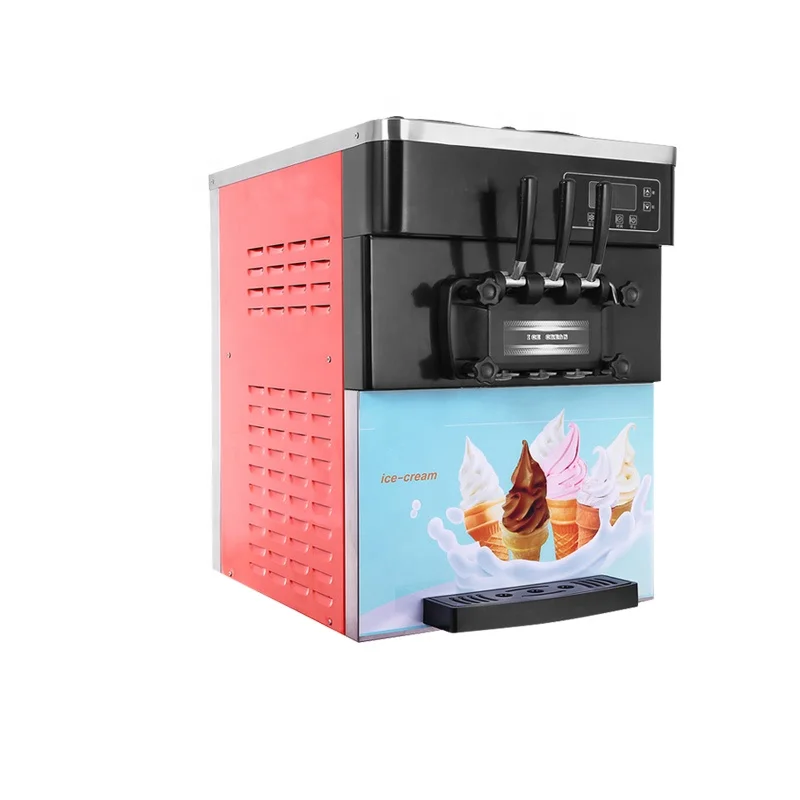 Germany High Quality Super Golden Vertical Turbine Soft Icecream Vend Milk Ice Cream Machine Express