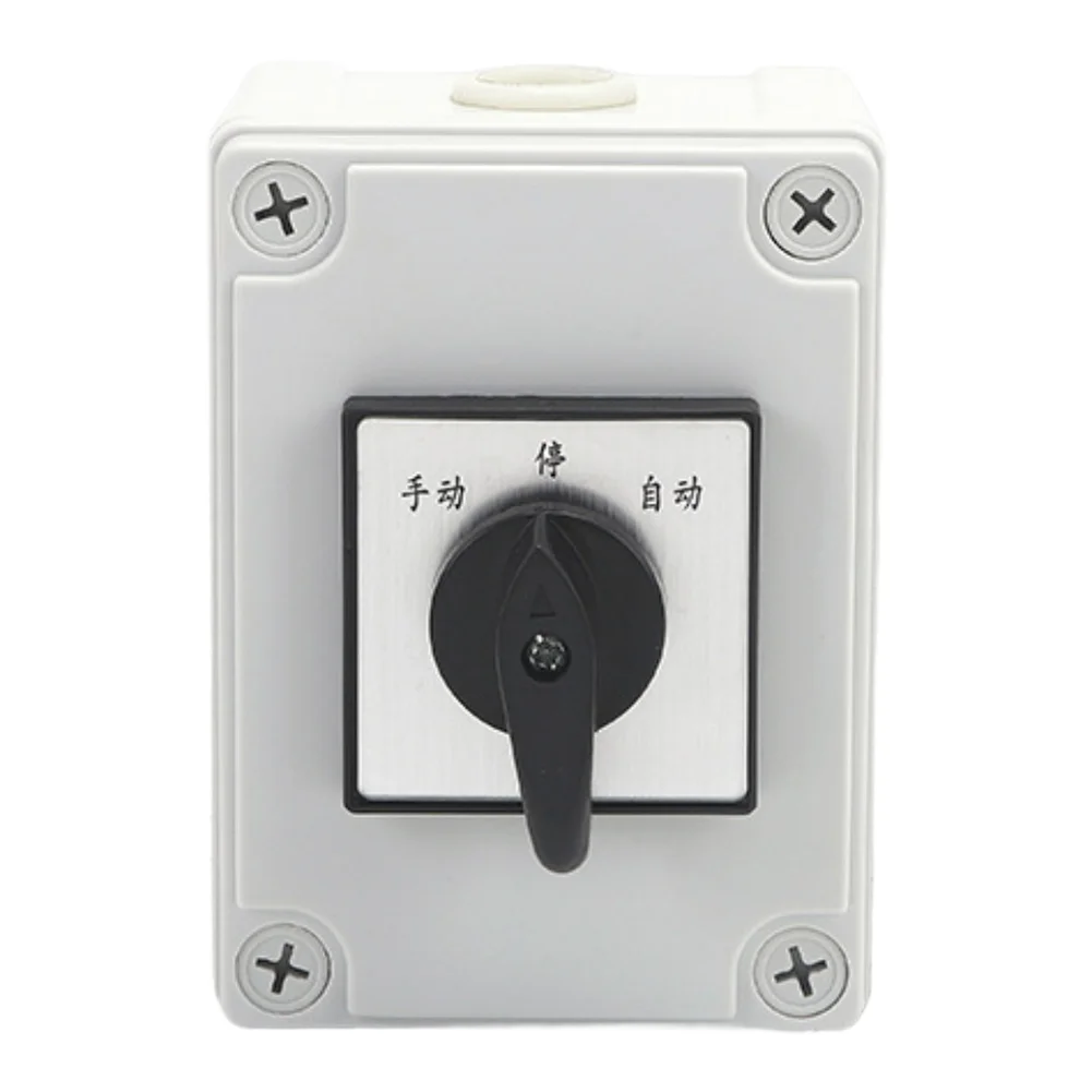 LW12-16 Cam Type Changeover Switch with Sealed Enclosure for Protection Against Water and Dust AC380V 16A Ith AC15 DC13 Rated