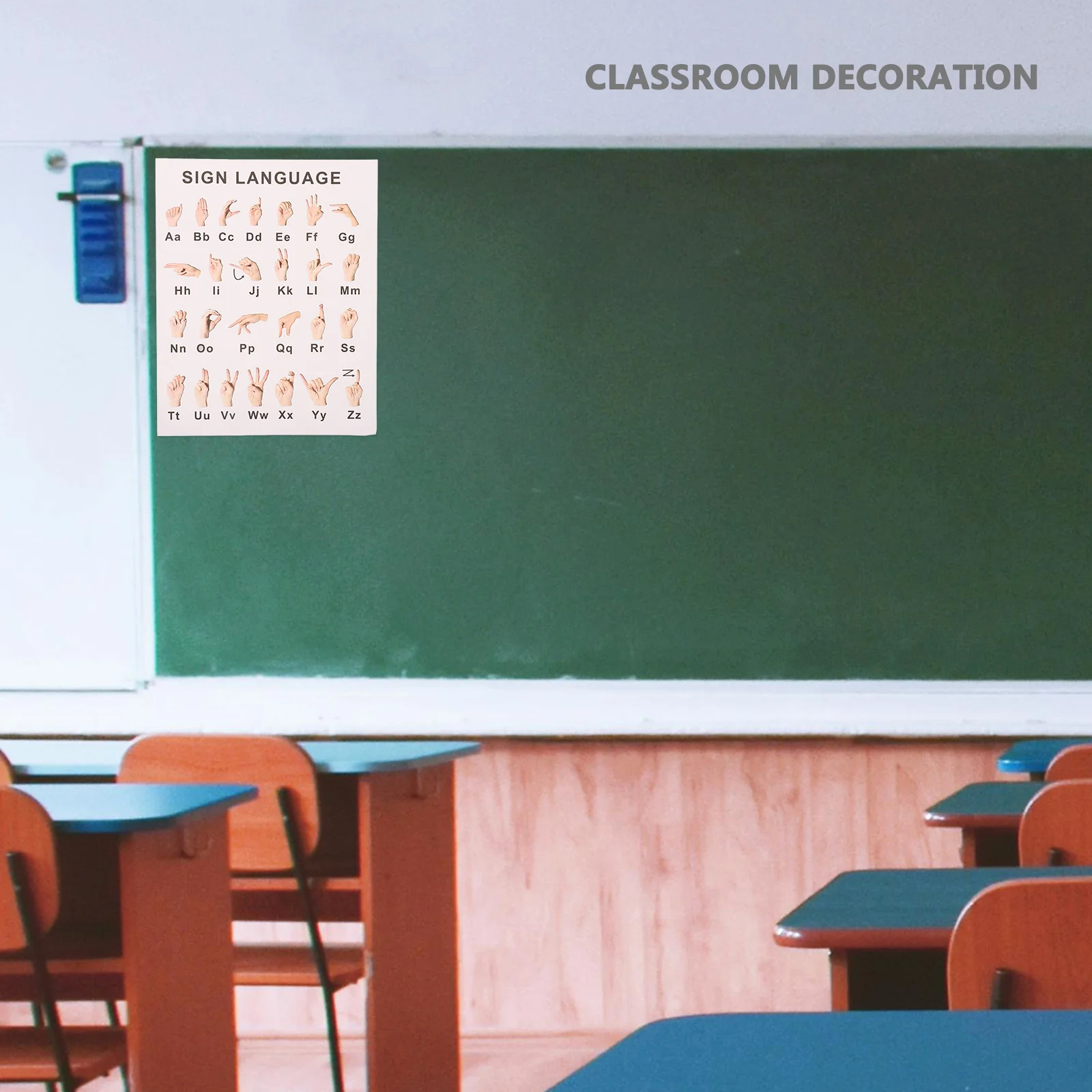 8 أوراق ملصق لفتة للأطفال في الفصول الدراسية وملصقات معلقة ورقية للأطفال الصغار