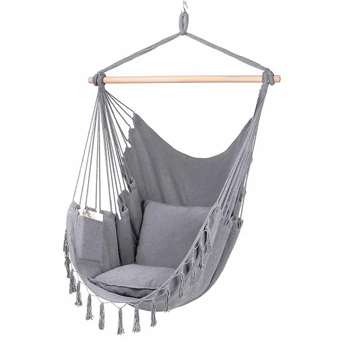 Online  Outdoor Bed Hammock Premium Cotton Outdoor Hammock