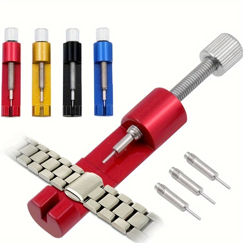 Metal Watchband Tools Watch Strap Repair Detaching Device Kits with Watch Pin Opener steel belt Adjust Tool Watch Accessories