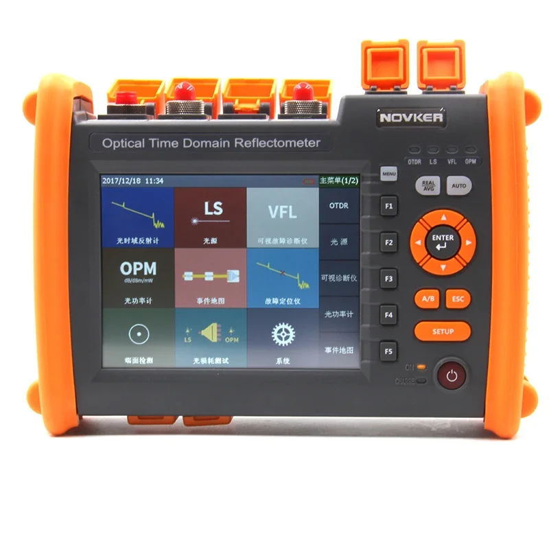 NK5600 OTDR SM 1310 1550nm 30/32dB,Fiber Power Meter Integrated VFL 5MW Touch Screen Optical Time Domain Reflectometer