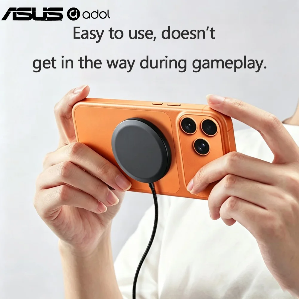 ASUS Magnetic Wireless Charger 25W PD Fast Charging Ultra‑Thin Lightweight Strong Adsorption For Qi Android iPhone Devices view 4