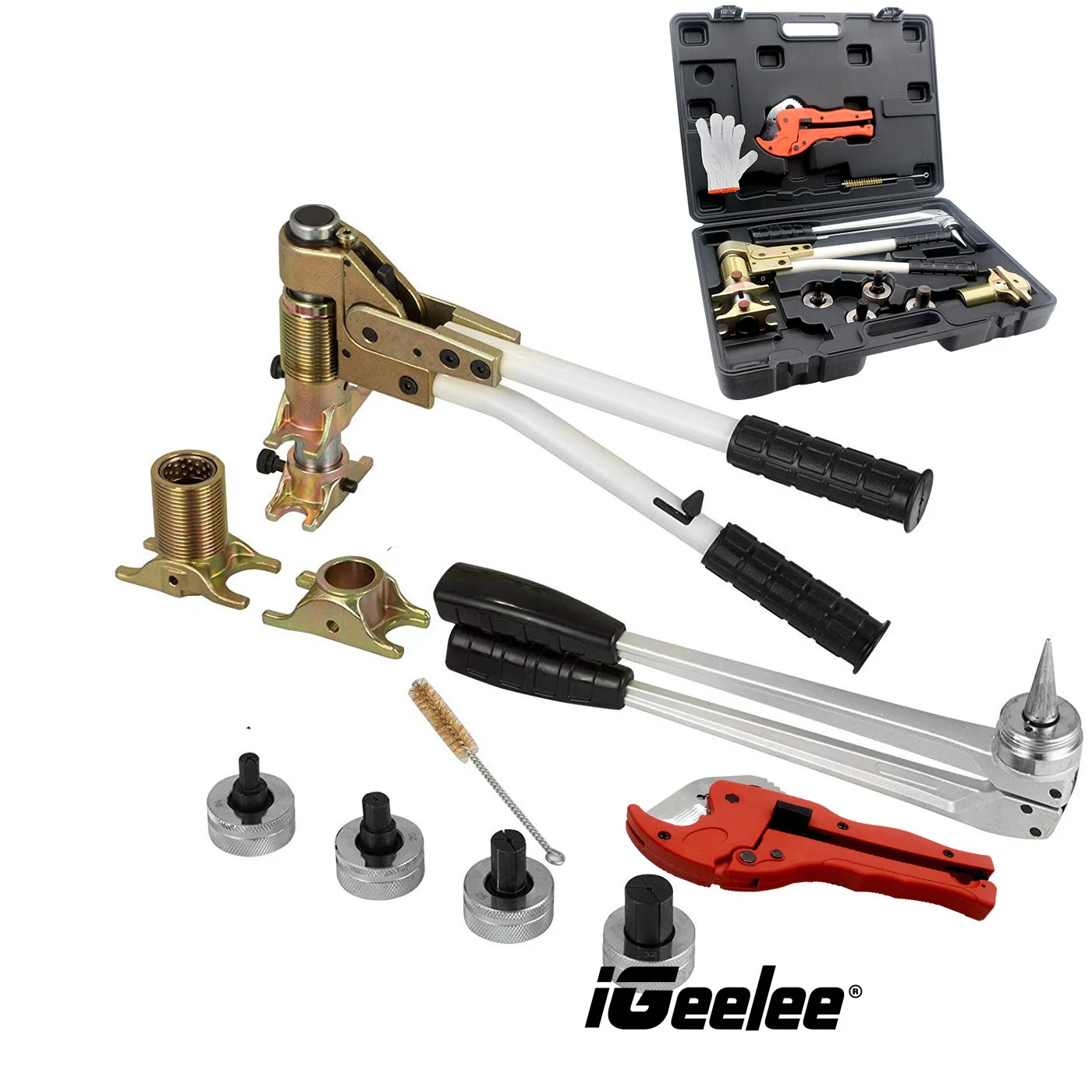 Pex صدفي ل المياه المرن ونظام ستابيل PEX-1632 الأنابيب أداة الانزلاق ل 16-32 مللي متر Rahau نظام أدوات السباكة RUwarehouse