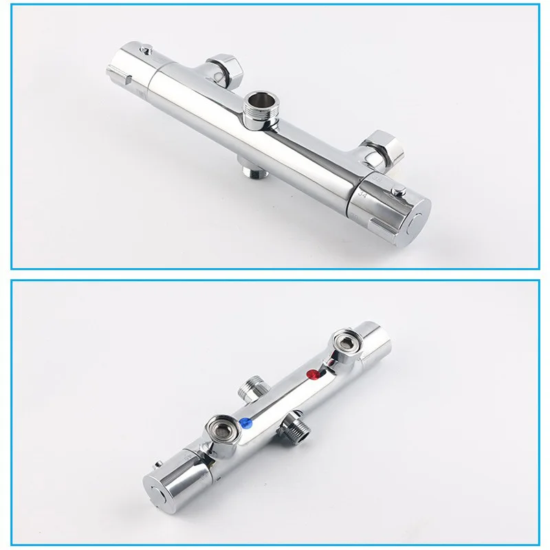 Picture 3: Smart Thermostatic Shower Mixing Valve, Concealed Hot Cold Temperature Control Tap for Solar Water Heater Bathroom