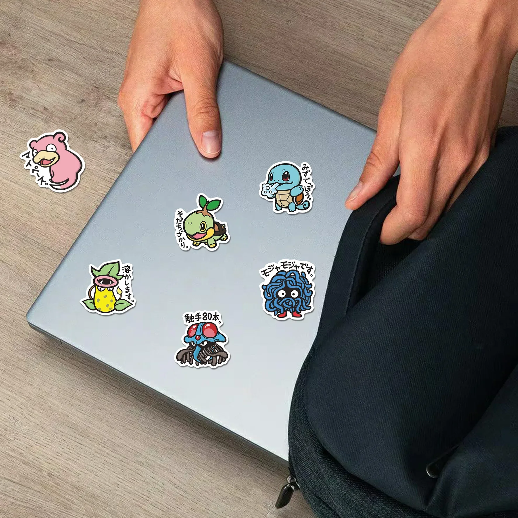 96 niedliche Anime-Pokémon-Aufkleber, Cartoon-Sticker-Dekorationen, DIY-Laptop-Aufkleber, Belohnungsgeschenke, Spielzeug für Schüler, Partygeschenke – Detail 10