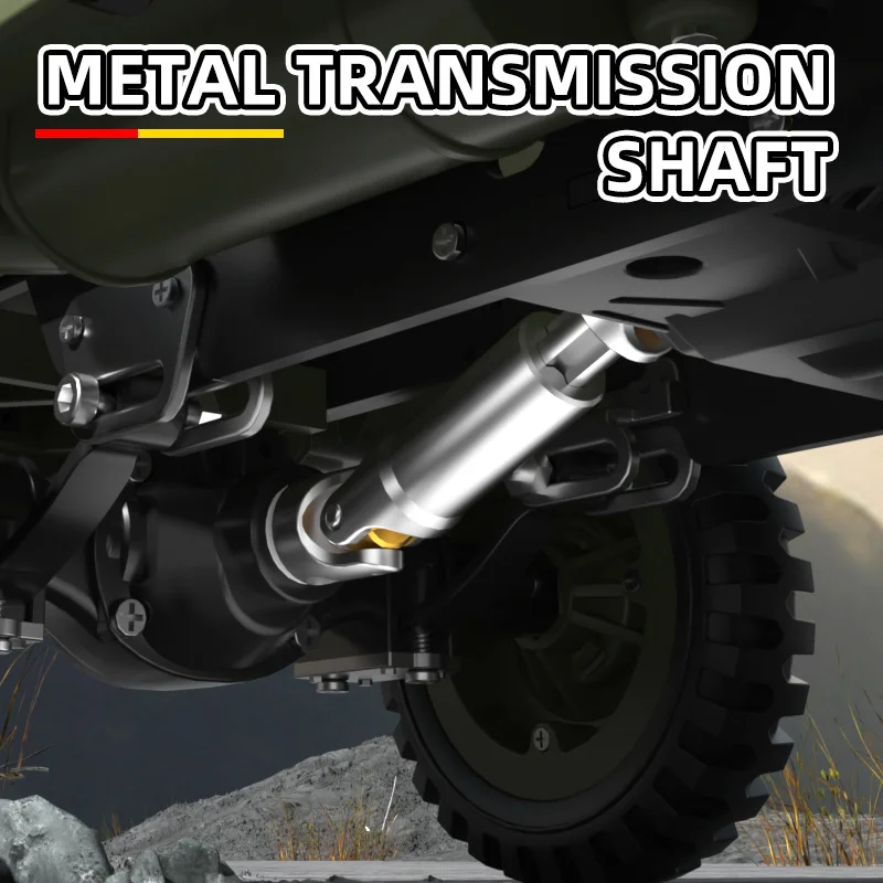 HG4-58 Simulated Retro Off-Road Vehicle 1:14 Four-Wheel Drive Climbing Electric Remote Control Model Boy Toys RTR