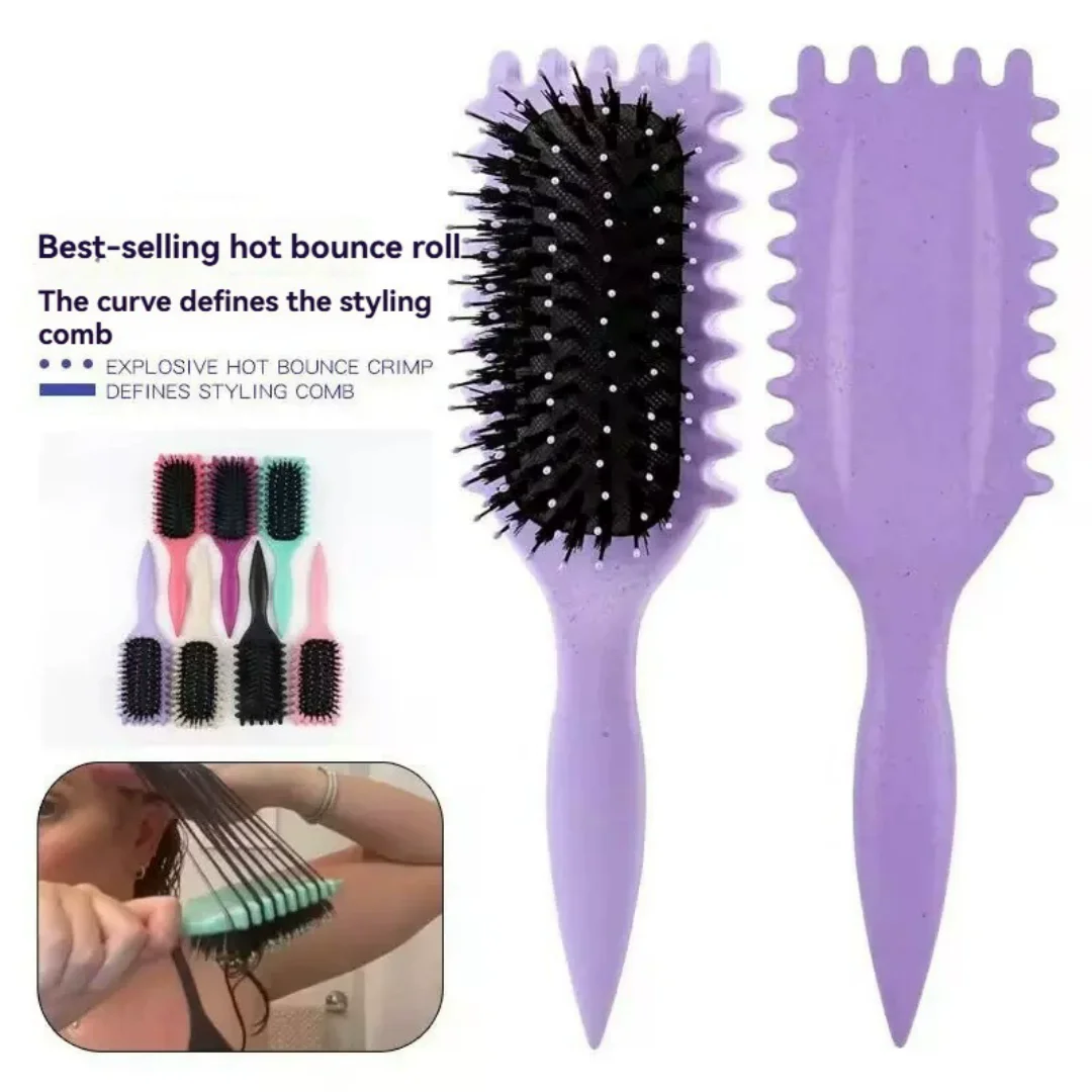 Curly Hair Styling Brush for Combing and Shaping Curls description 4