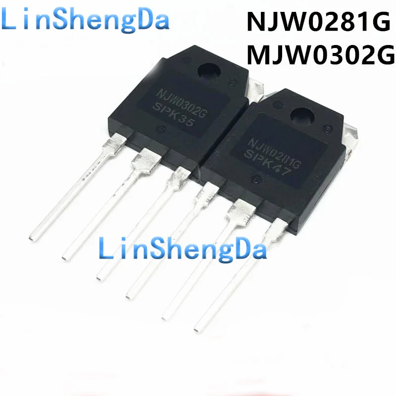 10pcs NJW0281 NJW0302 TO3P (5PCS NJW0281G + 5PCS NJW0302G ) TO-3P audio Pairing tube