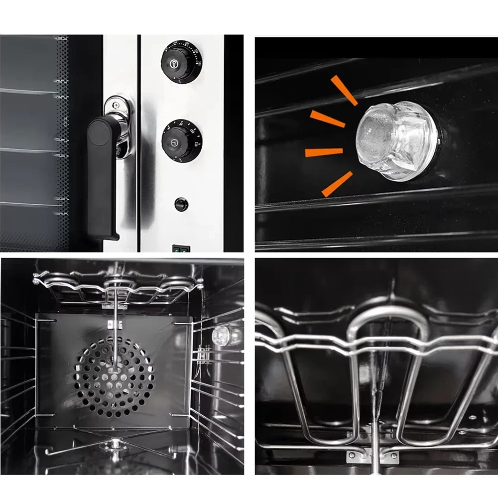 Commercial  Four-Layer Convection Oven 6000W Electric Baking Oven Bakery Oven Bread Baking Furnace With Spray Function