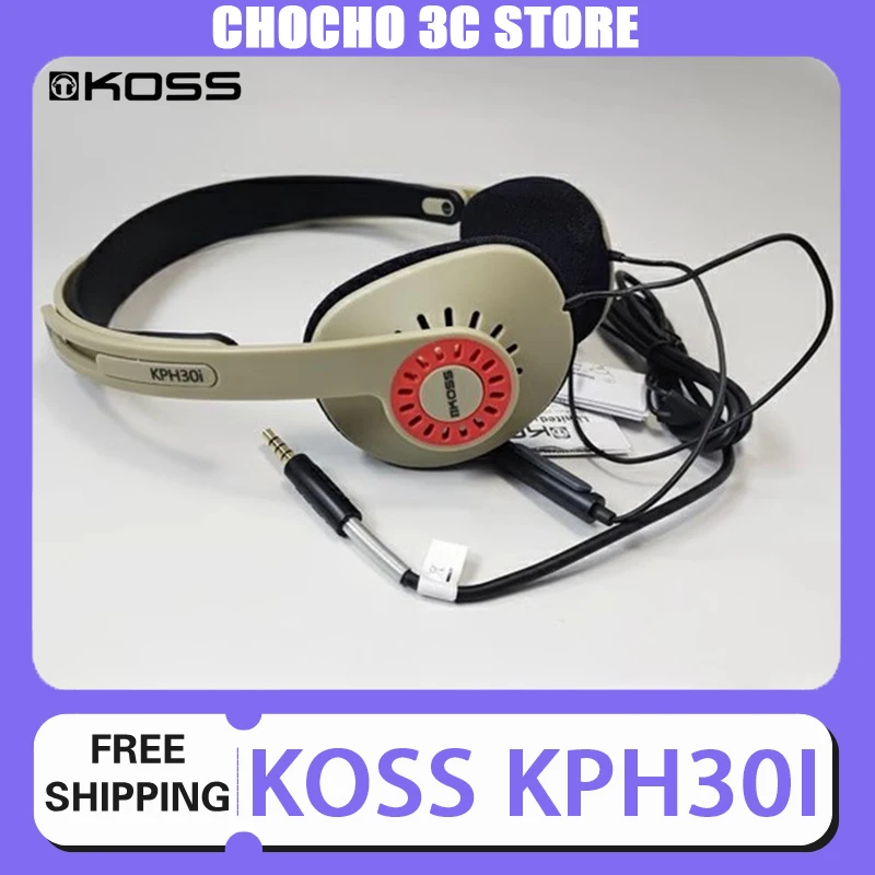 

Koss Kph30i Headphone Wired 15-25000hz 3.5mm Gaming Earphones Head-Mounted Light Weight Portable Esports Headphone Outdoor Gifts