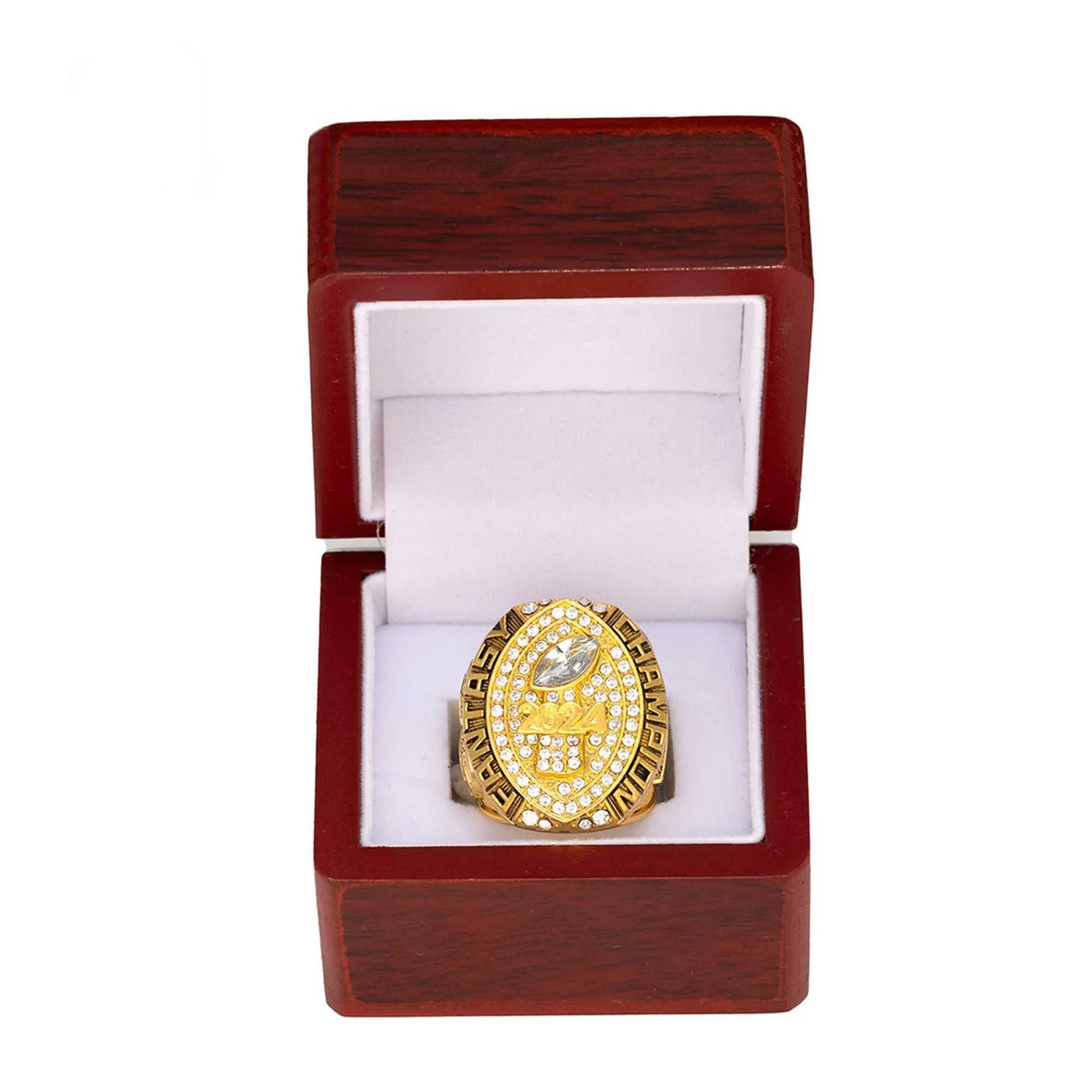 2024 Fantasy Football Championship Ring FFL WINIER Trophy Prize for Fans Men's Commemorative Gifts
