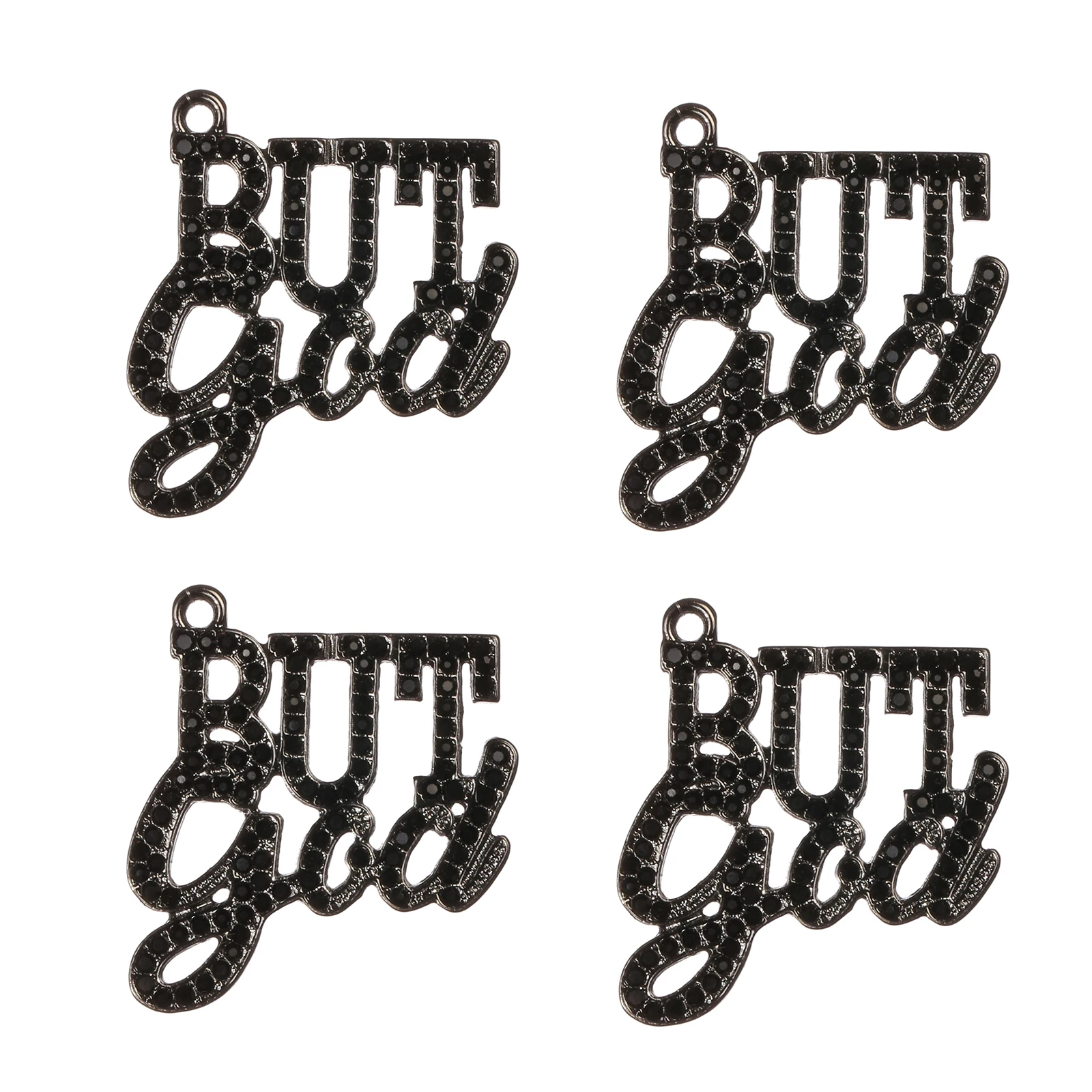 10 stücke aber Gott Strass Brief Charms fit für Armband DIY Schmuck machen LTC0369-LTC0372