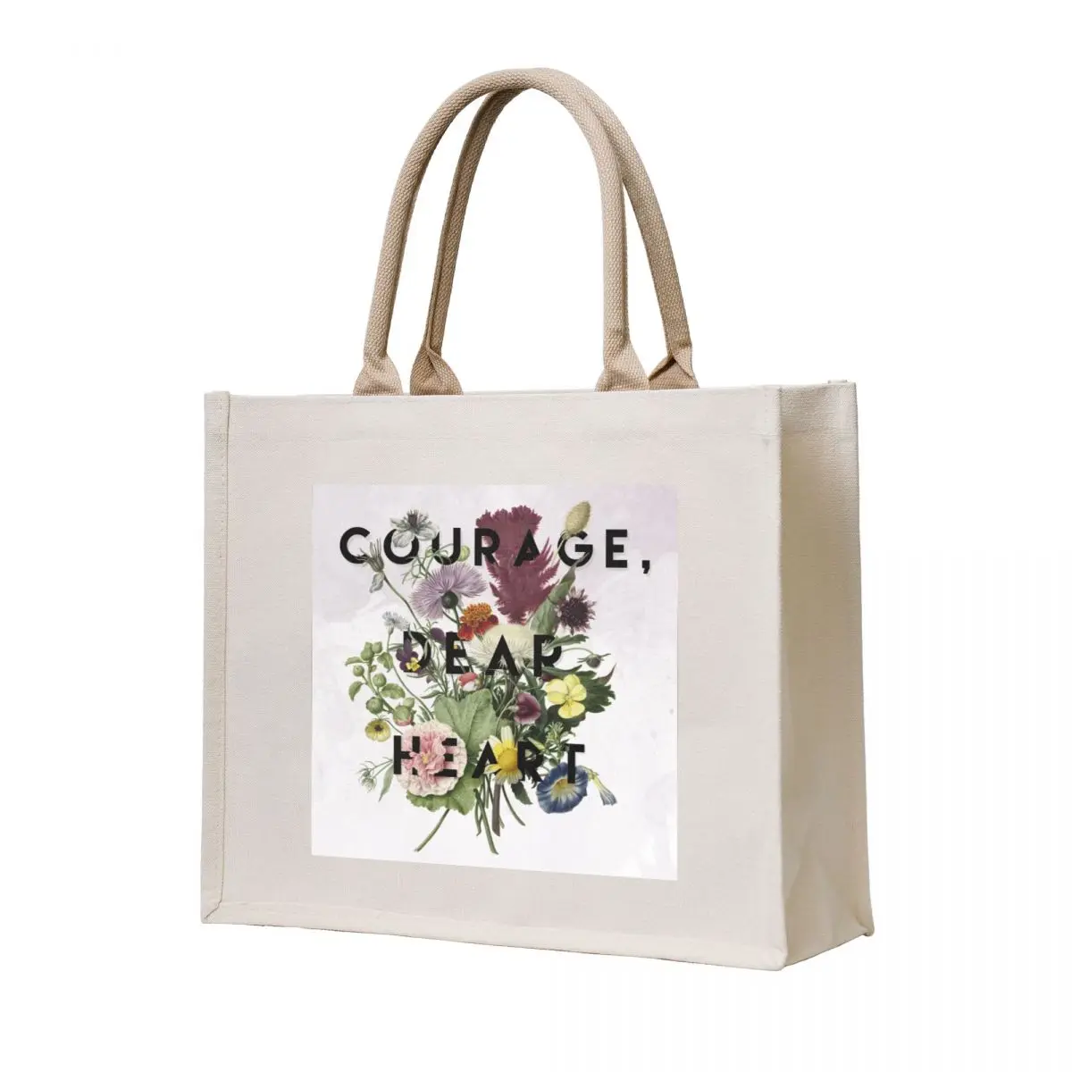 

Courage Tote Bag custom fabric bag custom canvas bag Women bags