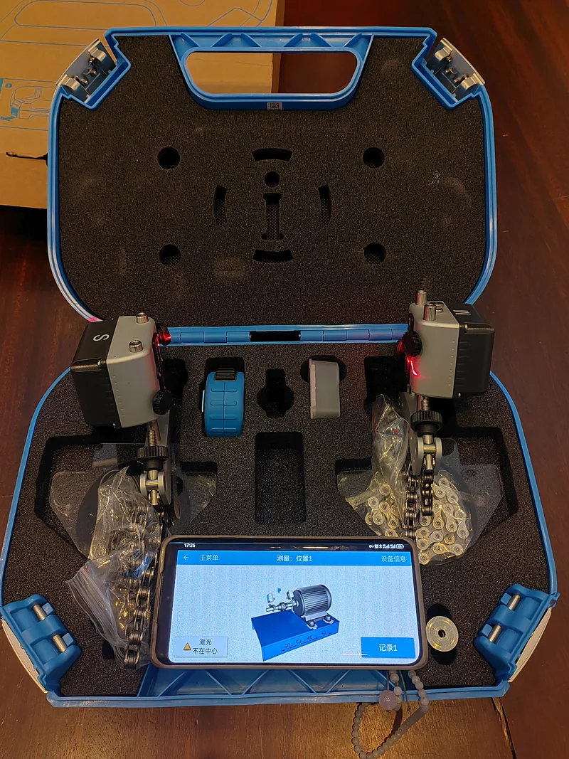 TKSA 51 Laser Shaft Alignment Comprehensive and Intuitive Shaft Alignment Utilising Tablets and Smart Phones