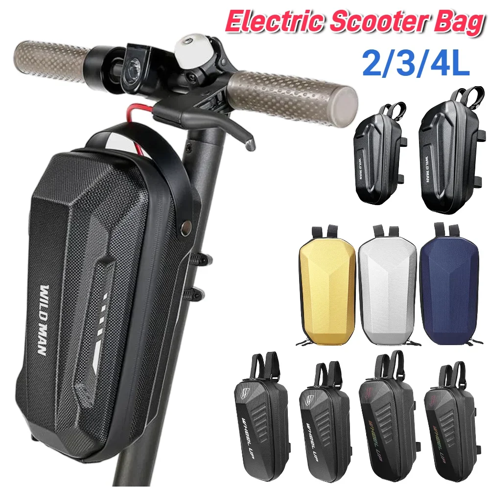 Sac suspendu de cyclisme 2-4l, sacoche de rangement pour Scooter électrique, coque rigide, grande capacité, réfléchissant de nuit pour M365 PRO 2