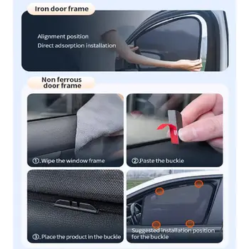 프로톤 e.MAS 7, 지리 EX5 2024 2025 2026, 갤럭시 E5용 자석식 창문 햇빛 가리개/바이저 커튼 자동차 액세서리 12 best sales 양성자 - №9