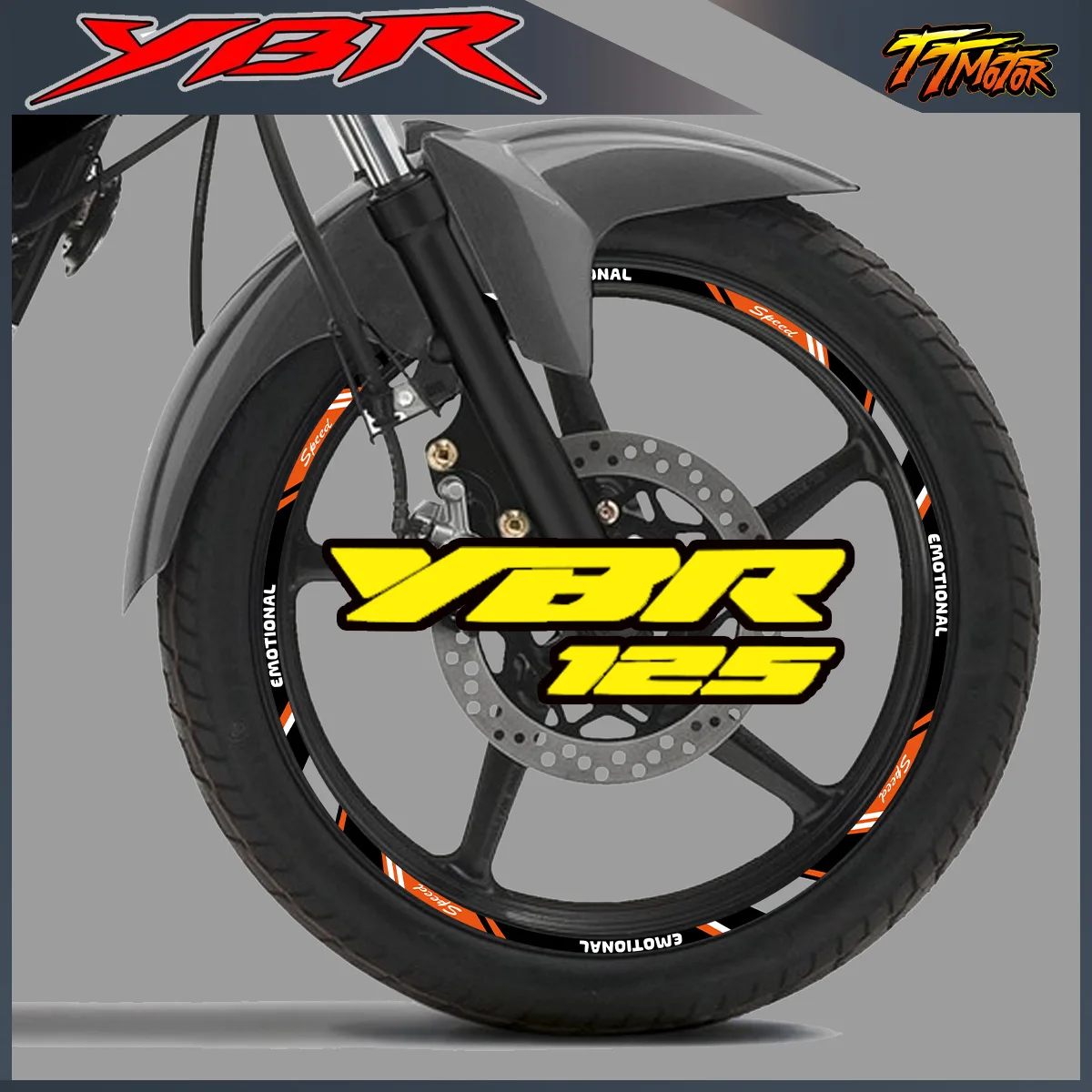 

Для YBR 125 YBR125 наклейки на мотоцикл 18 "18" ступица колеса внутренняя светоотражающая наклейка обод шины полосатая лента мотоаксессуары наклейки