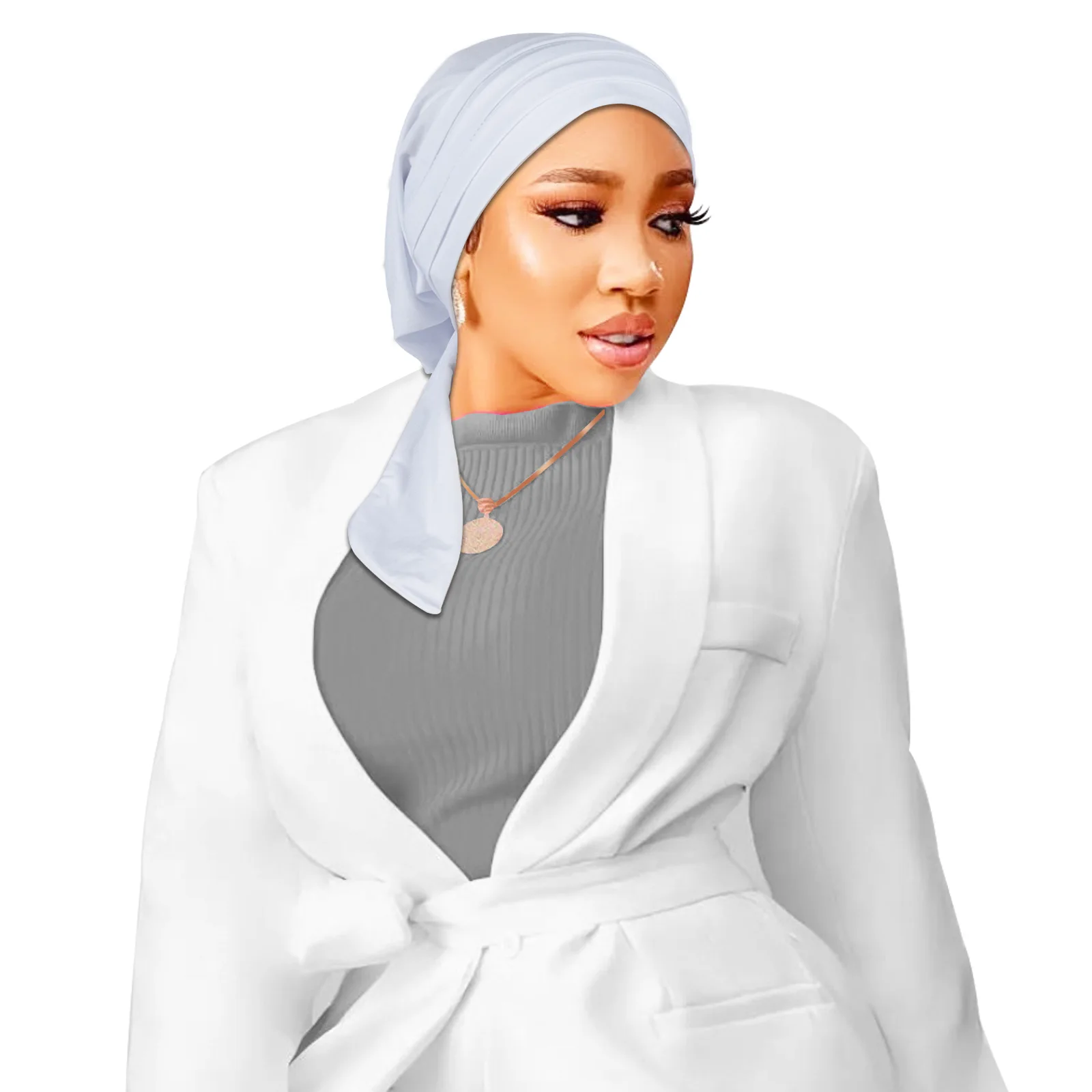 

2025 Underscarf Beanies Turban Women Muslim Inner Hijab Hat Headscarf Bonnet Islam Head Wrap Chemo Cap Headband Turbante Mujer