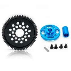 Aluminum Alloy High Speed Gear Set rz007 68T 54500 Spur Gear and Gear Mount for Tamiya TT-02 TT02 1/10 RC Car Upgrade Parts