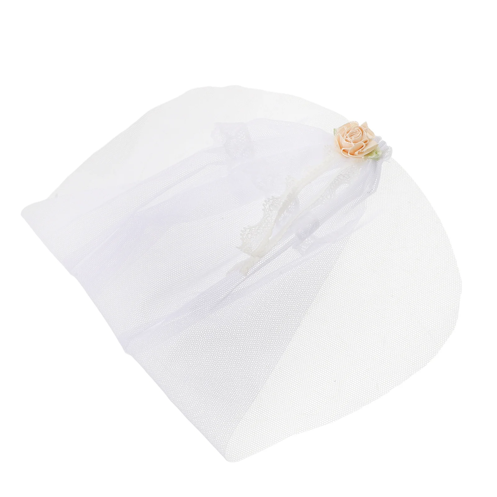 

2Pcs Mini Veil Bridal Accessories for Special Occasions Gauze Headdress Perfect for Wedding Photography and Imaginative Play