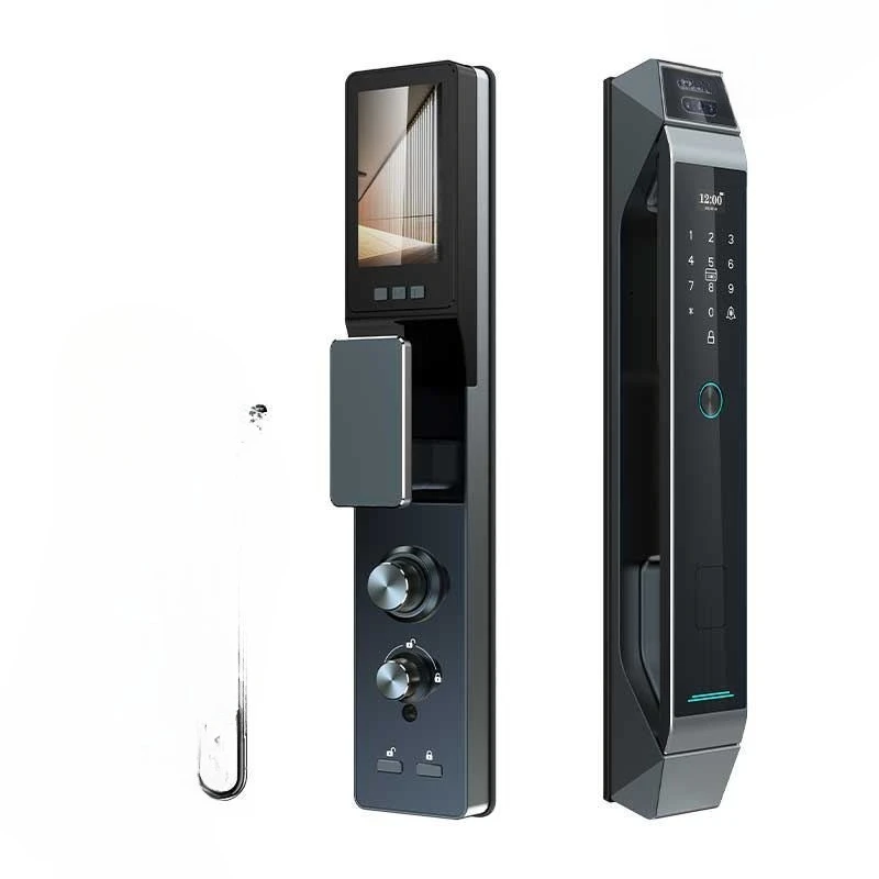 Automatic smart lock 3D facial recognition real-time video intercom electronic lock fingerprint password lock