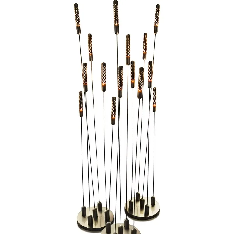 Modern Outdoor Garden or Indoor 304 Stainless Steel Waterproof IP65 Light Emitting Diode Reed Floor Lamp Living Room Decoration