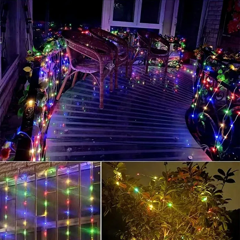 2M/5Meters Dream Color LED String Lights USB Remote Smart Music WS2812 RGBIC LED Fairy Light Waterproof IP67 for Party Christmas
