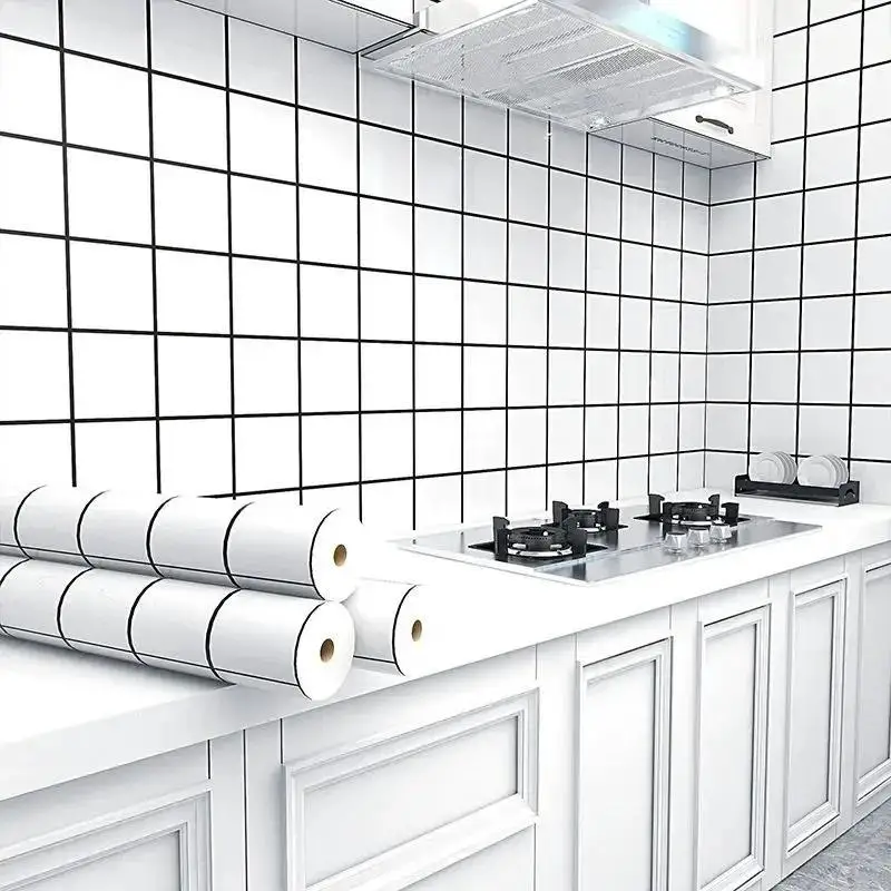 Removable Marble Contact Paper Self‑Adhesive Vinyl Wall Sticker Waterproof for Kitchen Worktop Bathroom Cabinet Renovation