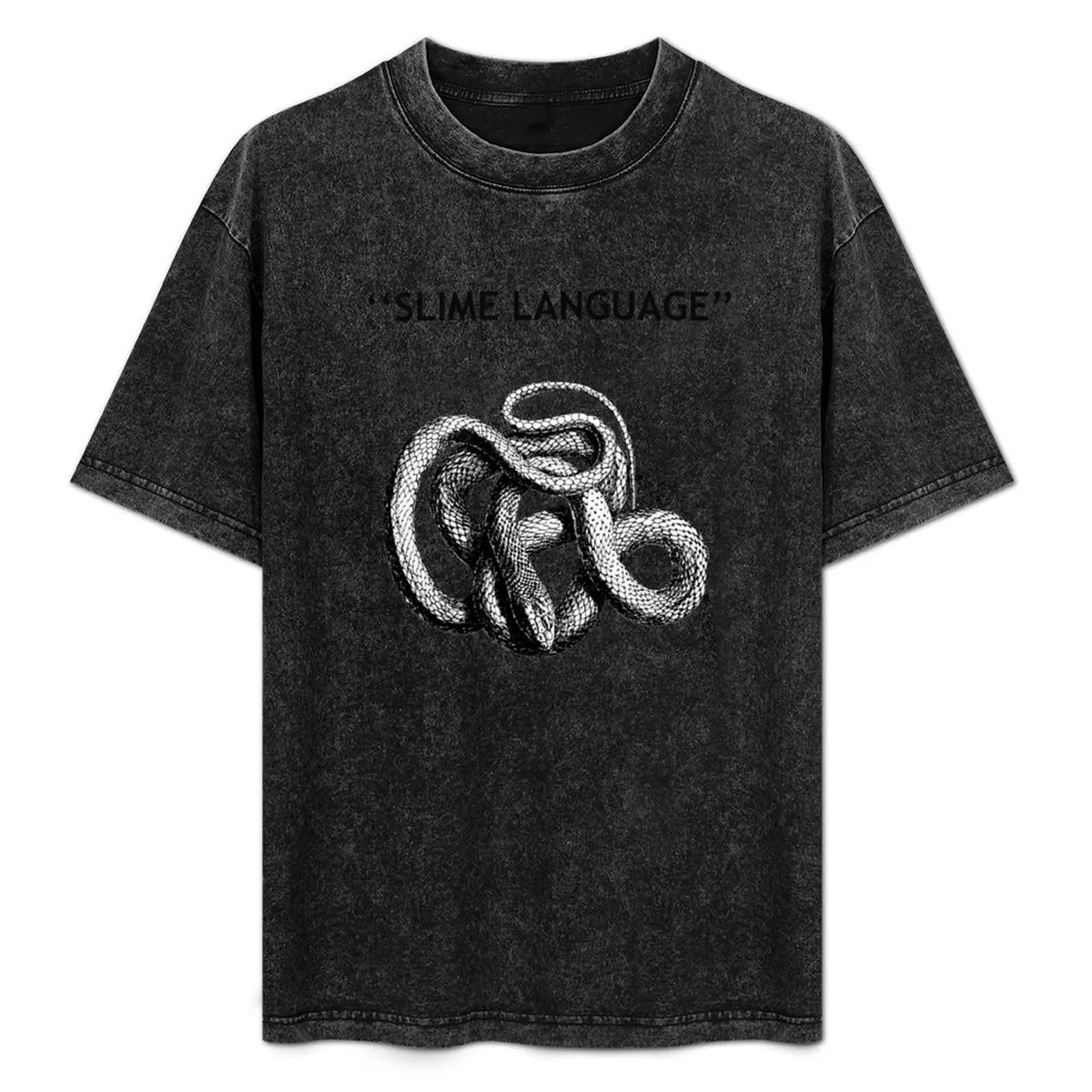 

SLIME LANGUAGE T-Shirt man t shirts high quality luxury brand graphic t shirts for man T-Shirt