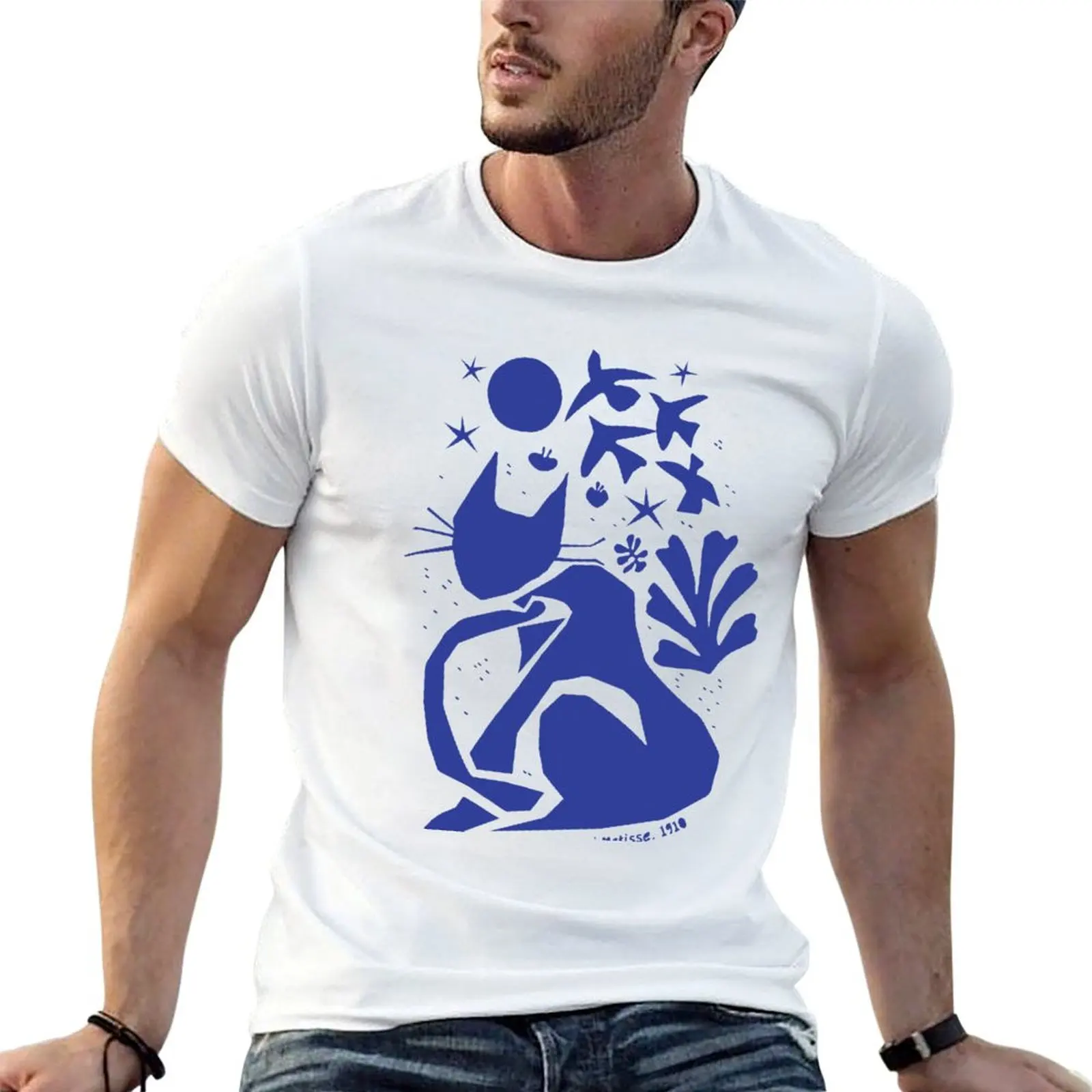 Matisse Vintage Art T-Shirt Casual Work Wear T-Shirt