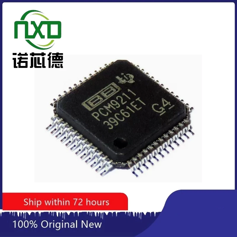 10PCS/LOT  PCM9211PTR PCM9210PTR LQFP48 Audio processor chip Brand new original Free shipping