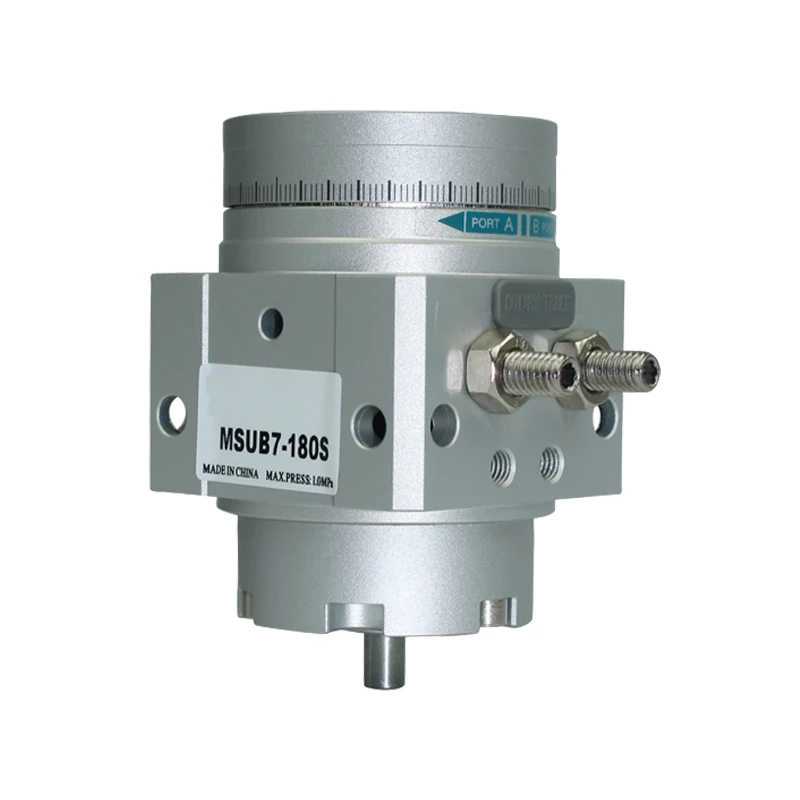 Swing Air Pneumatic Cylinder MSUB1/3/7/20-90S/180S MDSUB20-90S180S Blade Ttype Rotary Table