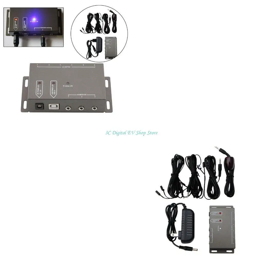 E74D R Remote Control Receiver Extension Cord Cable for Extender Repeater