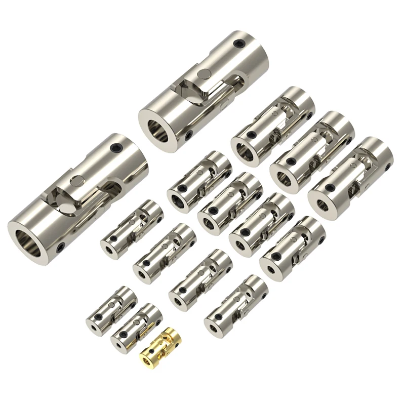 ユニバーサルジョイントメタルカーダン,RC車両用2mm/2.3mm/3mm/3.175mm/4mm/5mm/6mm/8mm/10mm,ジンバルカプラー