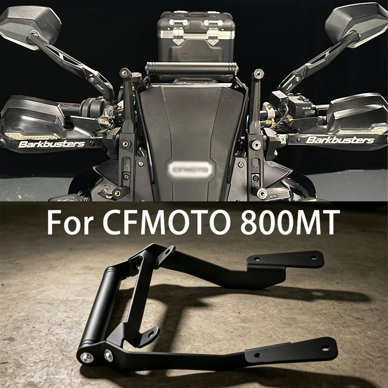 For CFMOTO 800MT 2021-2025 Motorcycle Phone Stand Holder GPS Navigation Bracket Plate Extension Bar 800 MT Navigation Bracket